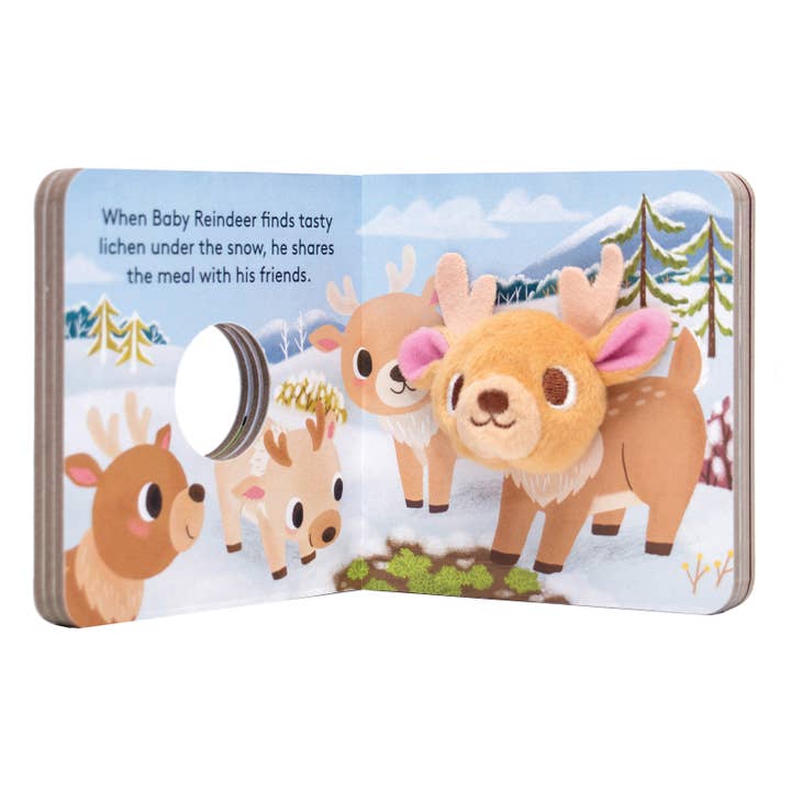 Chronicle Books - Wholesale Baby & Toddler Book (0-2) - Baby Reindeer: Finger Puppet Book2