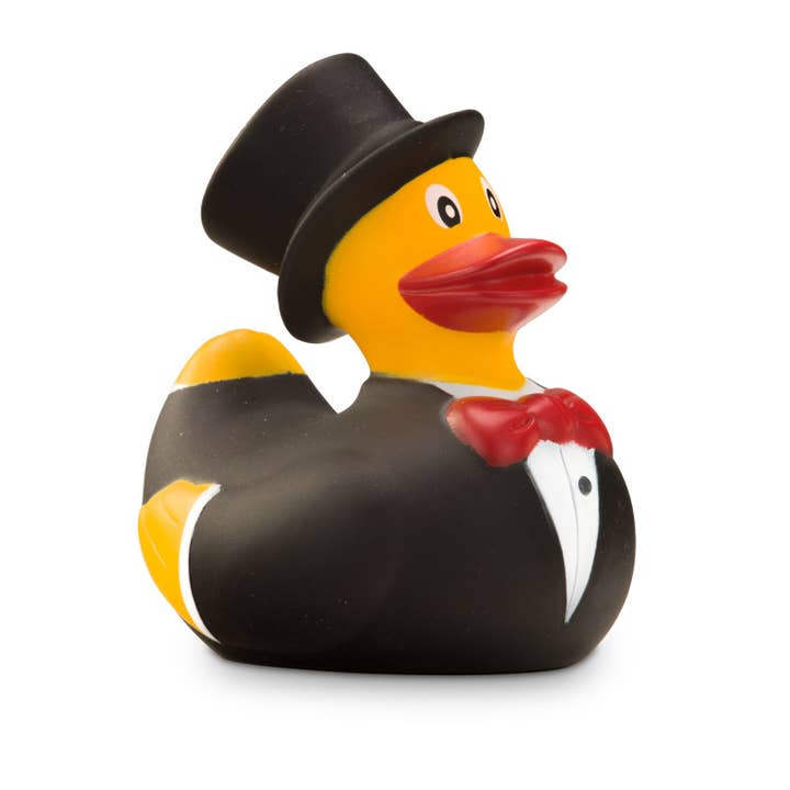 ROEMER WELLNESS - Wholesale Beach/Pool Toy - Kids & Baby - Advertising Duck Bodo Bräutigam Mini, approx. 6 cm6