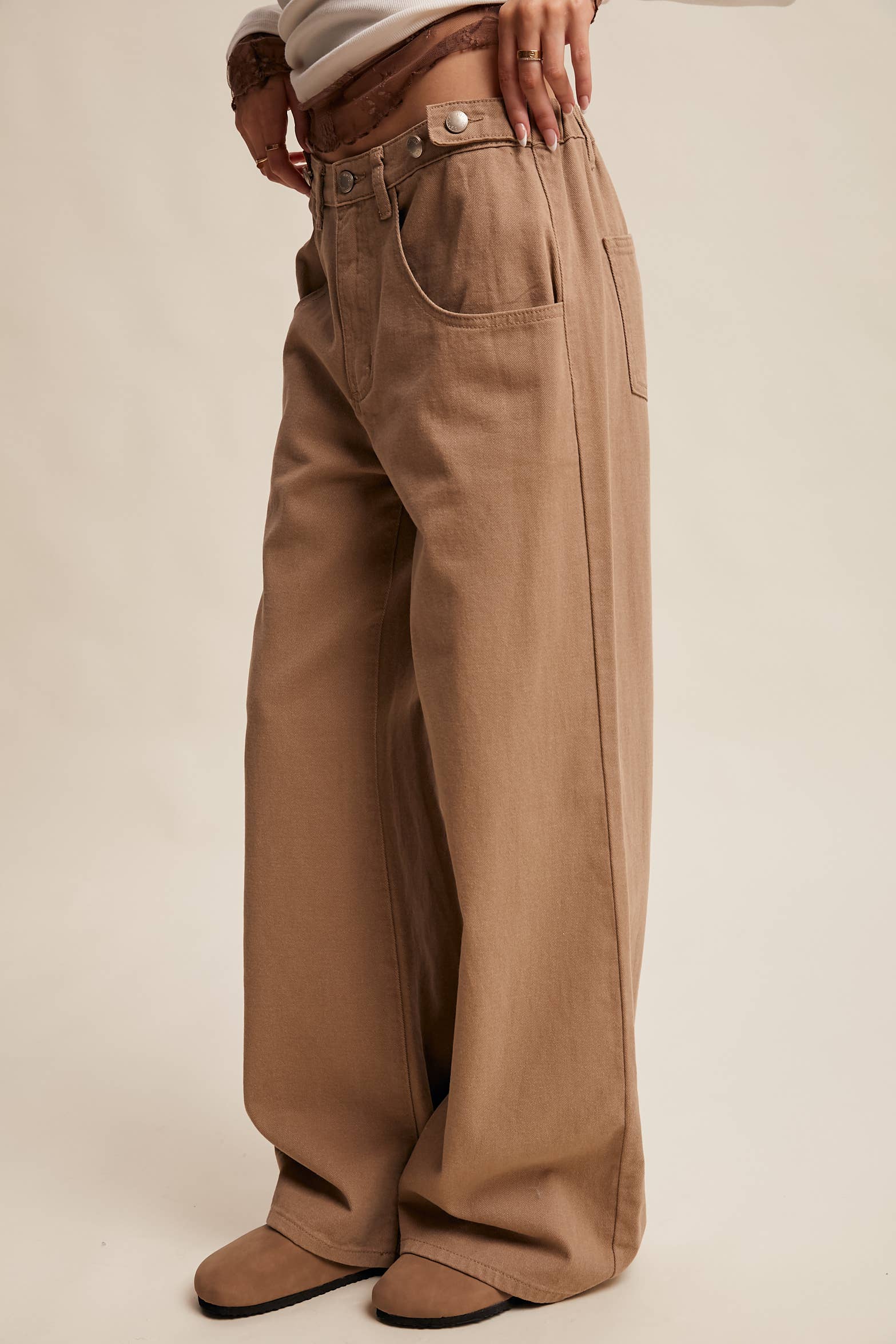 Listicle - Venta al por mayor Vaqueros - Mujer - Pantalones vaqueros de pierna ancha de colores16