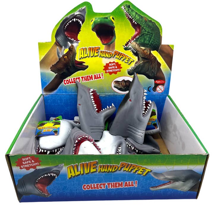 WARM FUZZY Toys Shark Hand Puppets Realistic 12 Packs and other Purchase Wholesale shark hand puppet. Free Returns & Net 60 Terms on Faire trending on Faire.