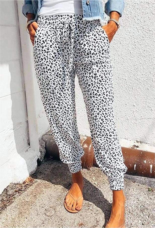 Rosa Clothing - Wholesale Pants - Women's - Casual Leopard print Leggings slacks pants21