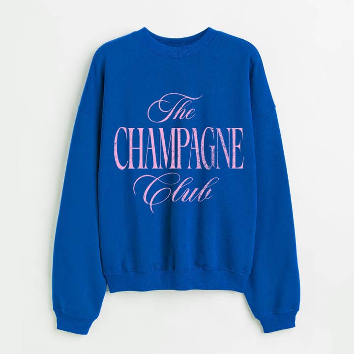 The Champagne Club Sweatshirt for wholesale by House of Lulu