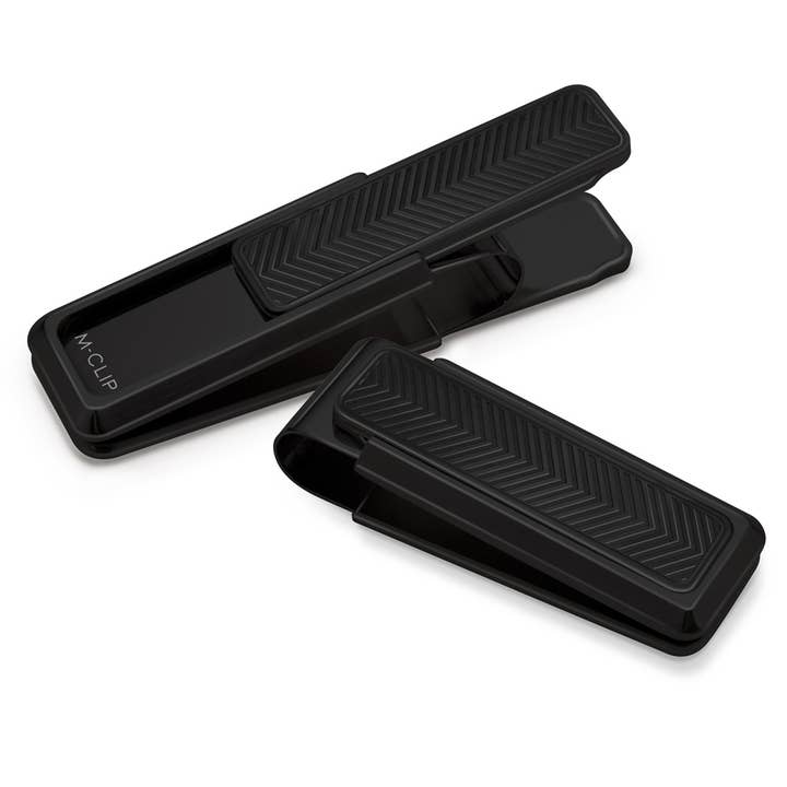 M-Clip – wholesale Money clip – Unisex – Stainless Blackout Chevron Money Clip