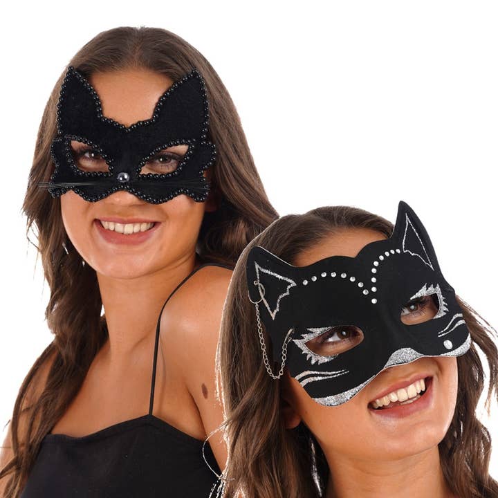 Cat Eye Mask Halloween Fancy Dress Costume Party Cute for wholesale by Stylex Party