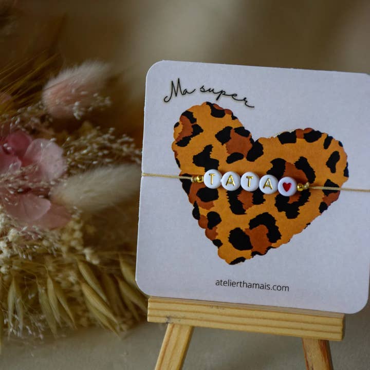 Bracelet My Super Aunt - Graou Collection for wholesale by Atelier Thamaïs