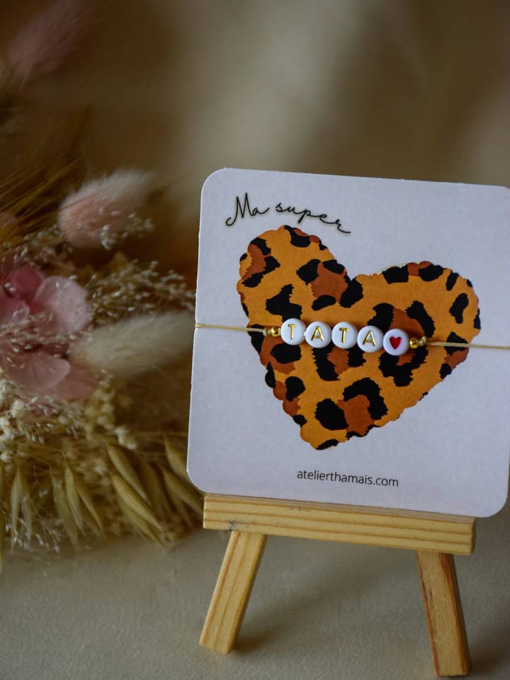 Bracelet Ma super Tata - Collection Graou pour la vente par Atelier Thamaïs