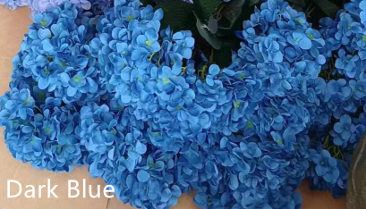 Sweet Home Deco - Venta al por mayor Flores artificiales - Arbusto artificial de hortensia de seda supersuave de 18 pulgadas 5