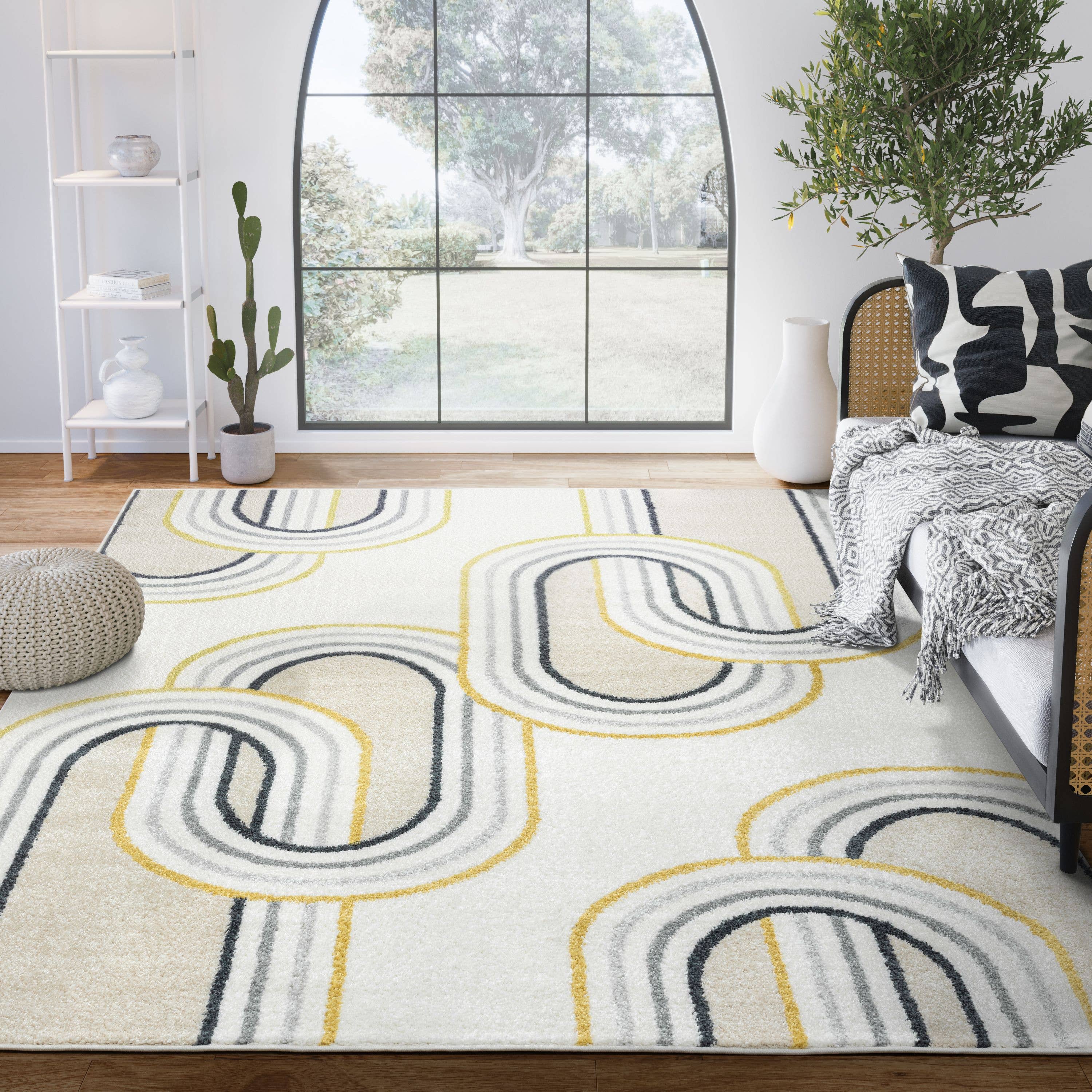 Abani Rugs - Wholesale Area Rug - Abani Rugs Deco Modern Links Area Rug1