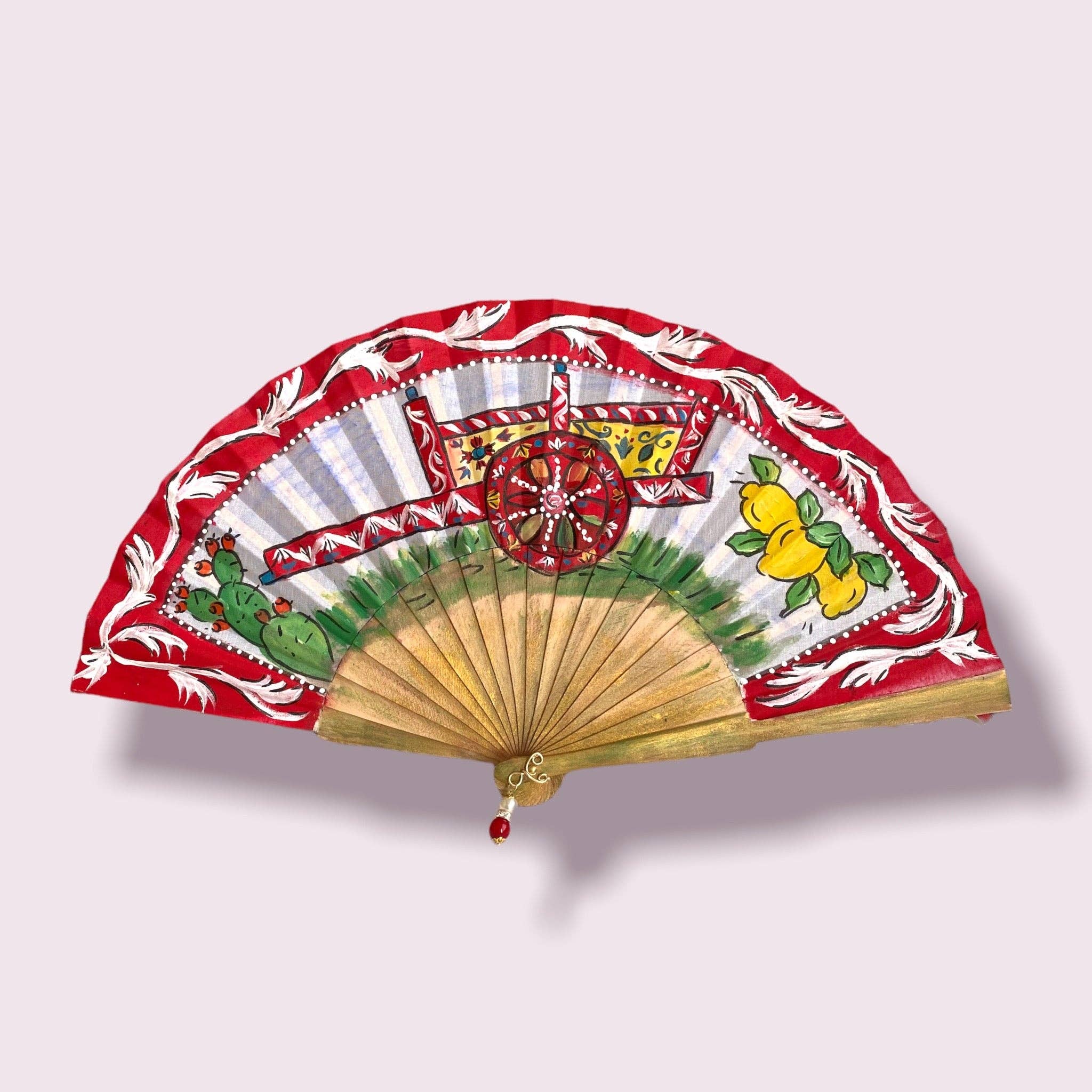 Arte e sfizio - Wholesale Handheld Folding Fan - Sicilian fans18