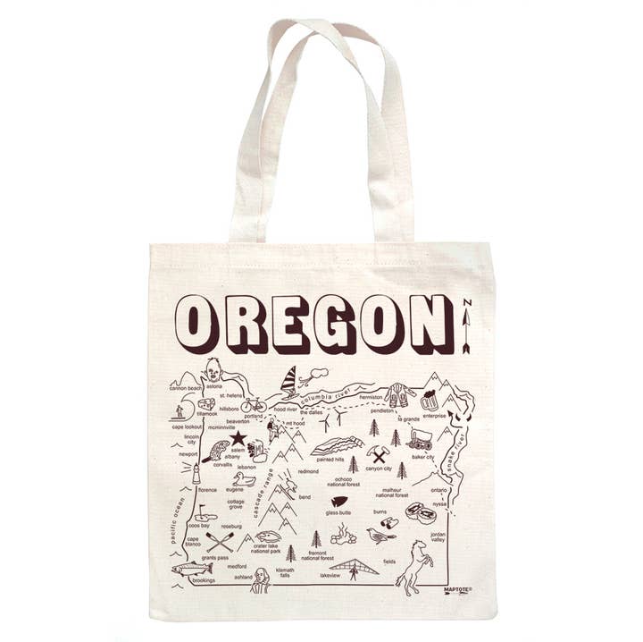 Oregon Grocery Tote for wholesale by Maptote