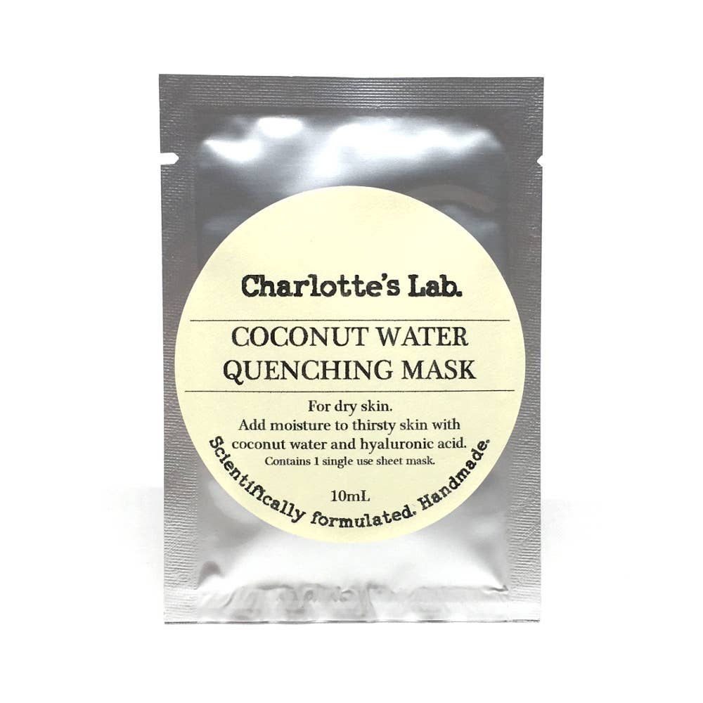 Charlotte's Lab - Vente Masque pour le visage - Masque désaltérant à l'eau de coco