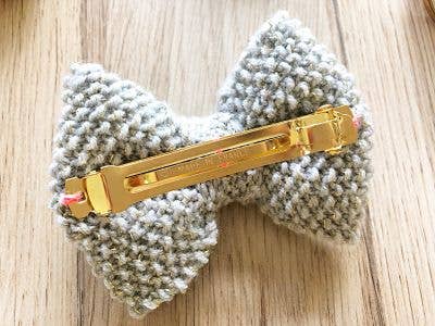 Mignonnery - Vendita all'ingrosso Kit per lavoretti fai da te - Fermaglio/Papillon Jules - Kit maglia per principianti10