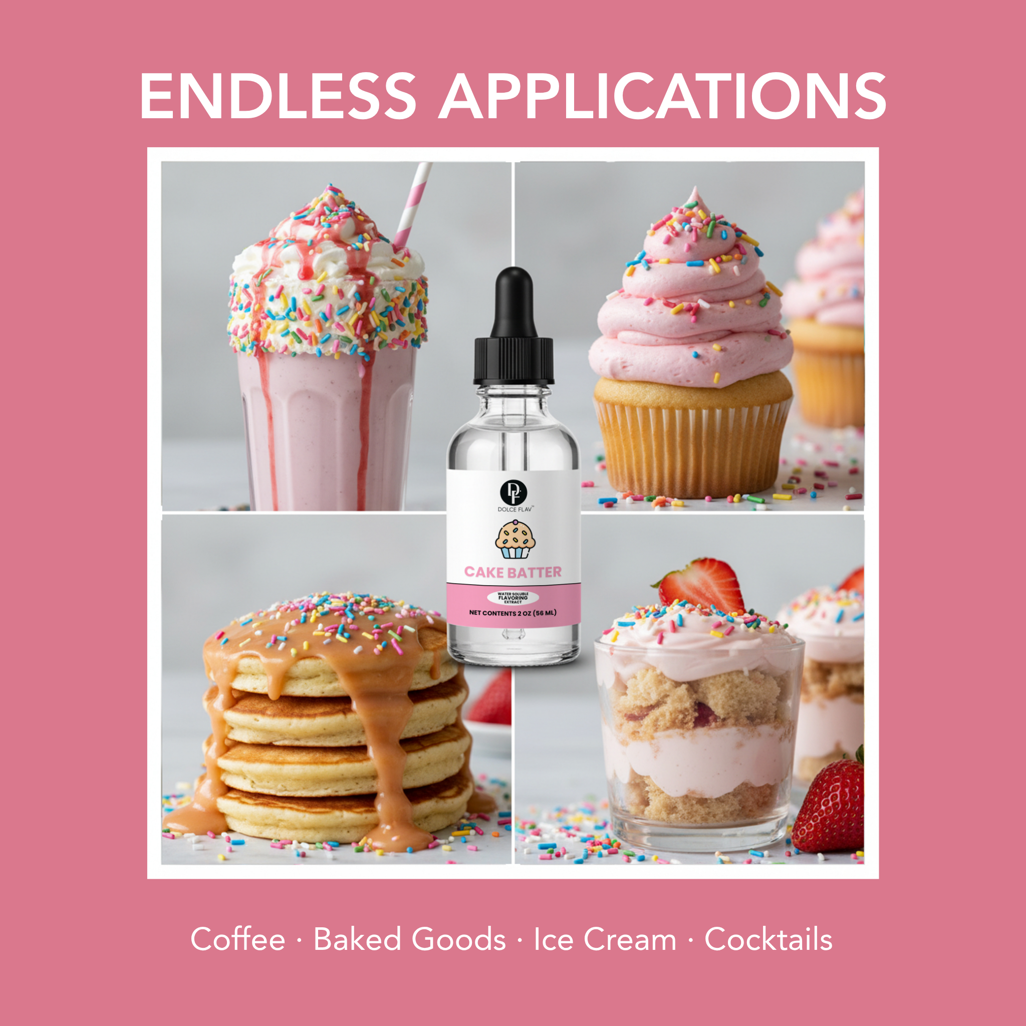 Dolce Flav - Wholesale Cake Mix - Cake Batter Extract Water Soluble2