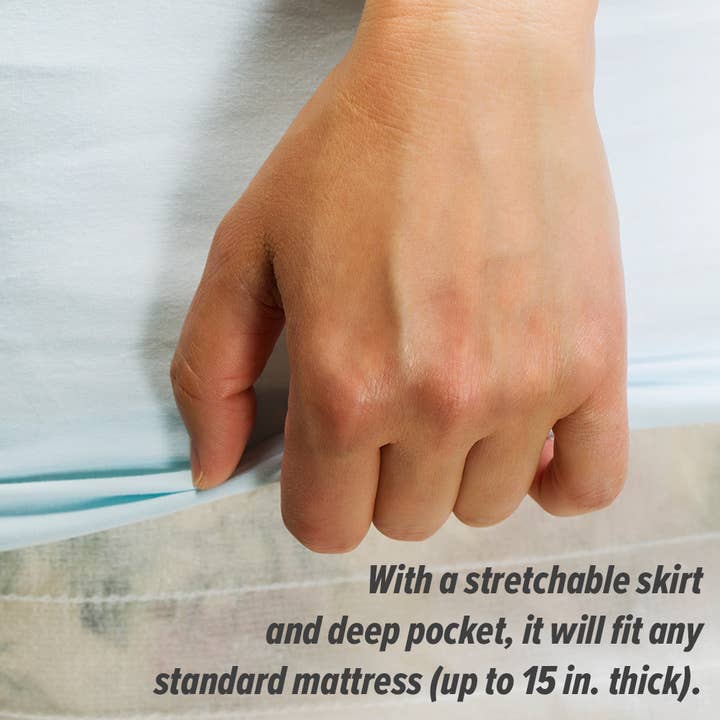 Arkwright Home - Wholesale Mattress Pad/Protector - COOLMAX Mattress Pad - Bed Size Options - Hypoallergenic6