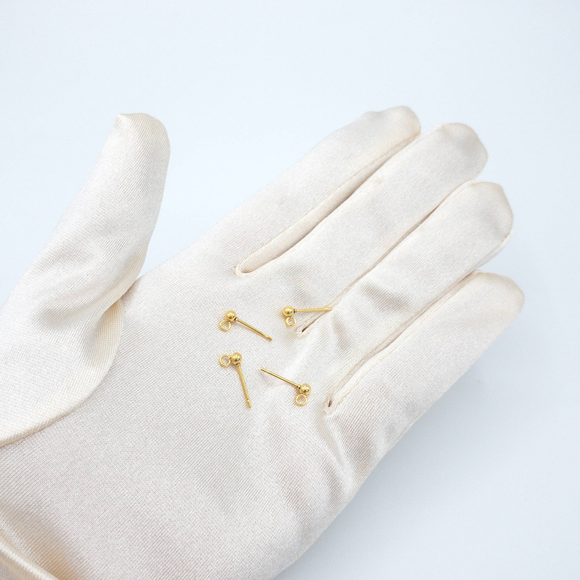 UBNY Collection - Vente Clous d'oreille - Tiges pour boucles d’oreilles à boule • Hypoallergéniques • Pour bijoux DIY1