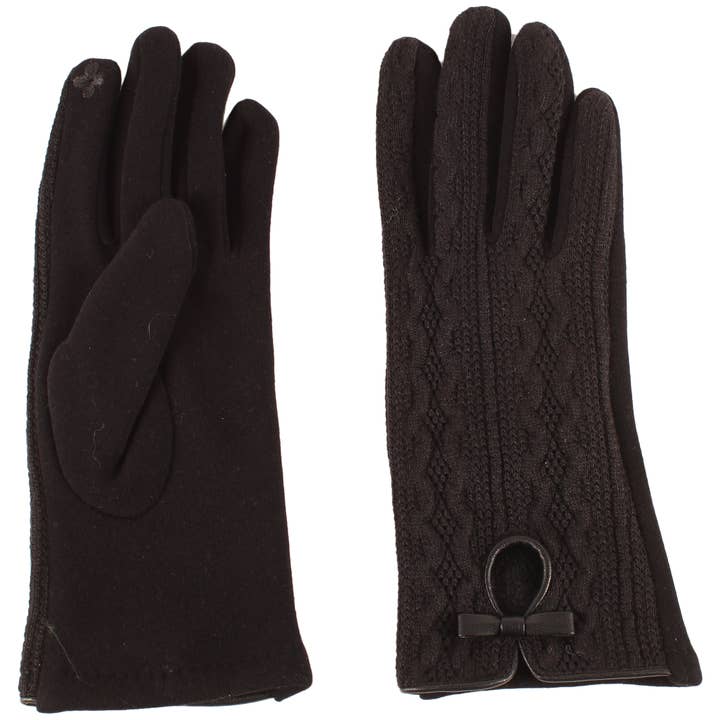 Jeanne Simmons Accessories - Wholesale Gloves - Women's - 3875 Knit Top Texting Gloves Winter0