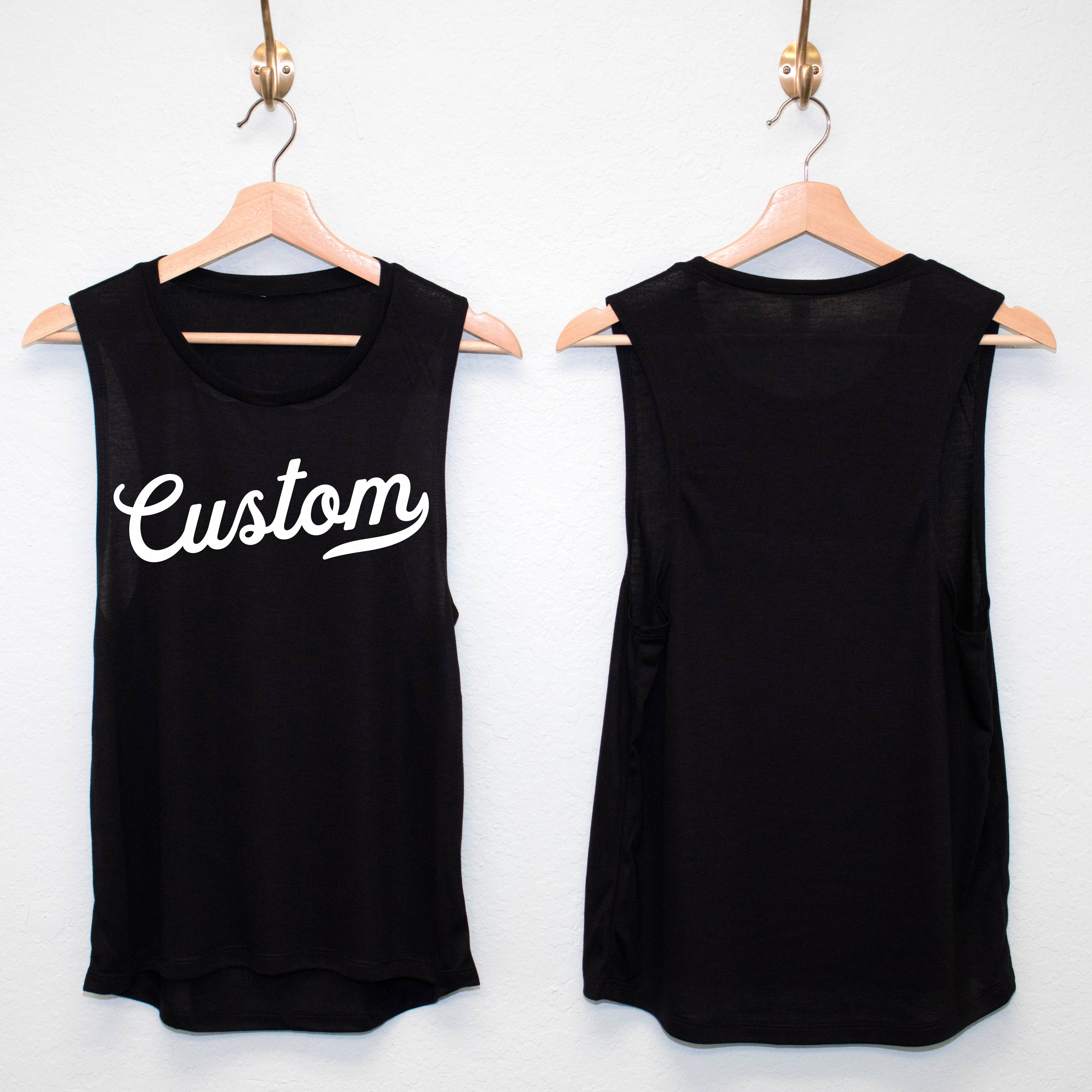 Nobullwoman Apparel - Wholesale Tank Top - Women's - CUSTOM Small Business Muscle Tanks for Yoga, Pilates & more!0