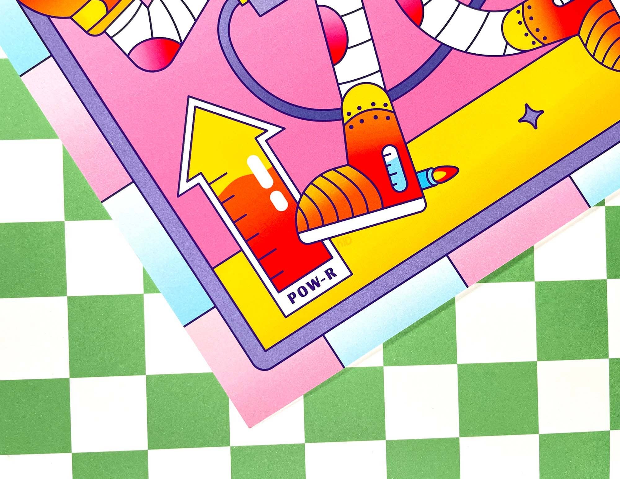 Kidnichols - Wholesale Art Print - Breakfast Brawler Art Print | Gift For Foodies | Kawaii Food1