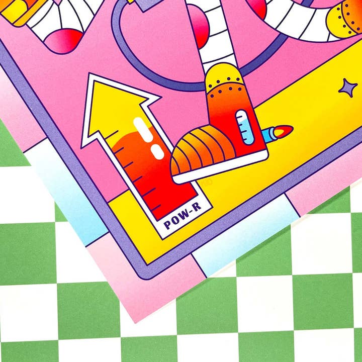 Kidnichols - Wholesale Art Print - Breakfast Brawler Art Print | Gift For Foodies | Kawaii Food1