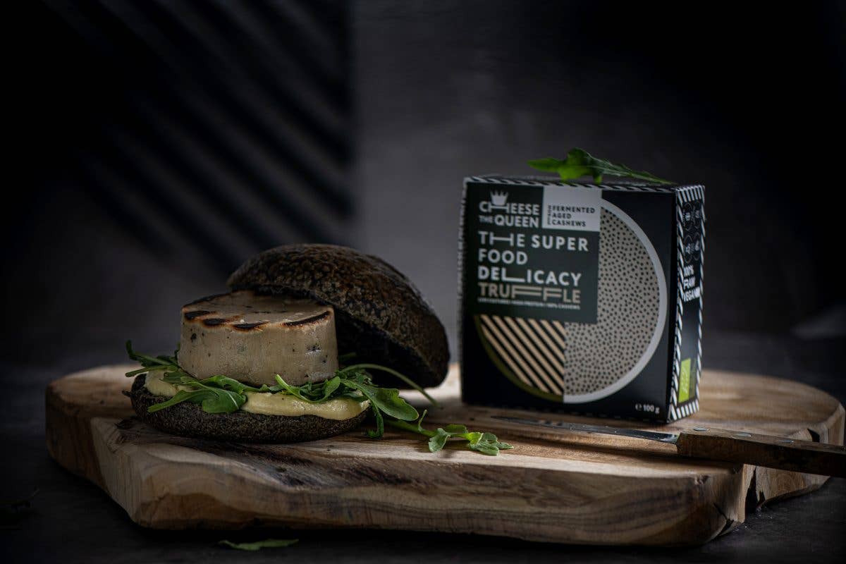 CHEESE THE QUEEN - Wholesale Cheese - Truffle /ethical/ 'Cheese the Queen' Aged Cashew Delicacy2