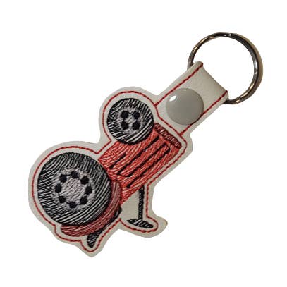 Tractor Vinyl Key Fob for wholesale by KY Creekside Creations