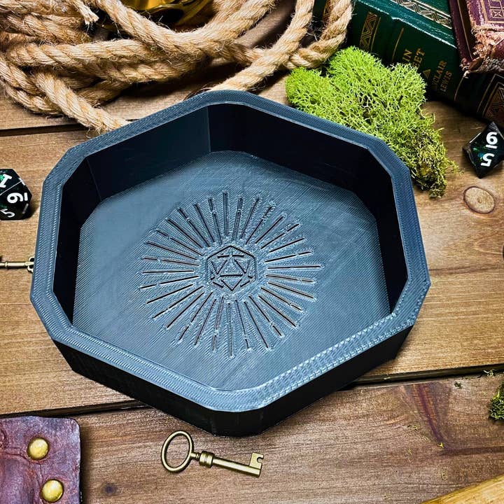Minva Tabletop Design Co - Wholesale Dice - D20 Hexagon Dice Tray
