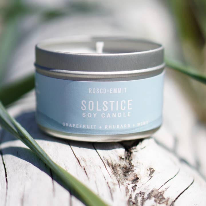 Rosco x Emmit - Vendita all'ingrosso Candele da viaggio - Candela Solstice Soy 4oz1