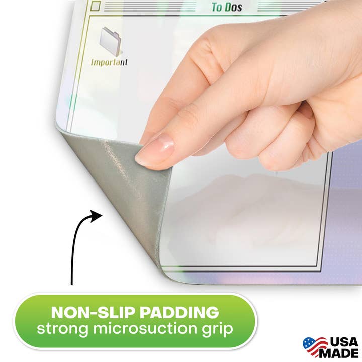 M.C. Squares - Wholesale Mousepad/Trackpad - M.C. Squares 3-in-1 Dry Erase Desk Mat, Mouse Pad & Retro Te5