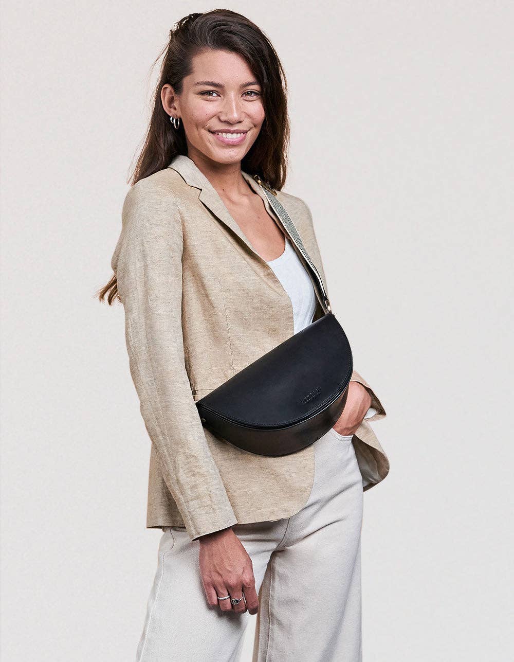 O My Bag - Vente Sac à bandoulière – femme - Laura - Cuir Classique Noir7