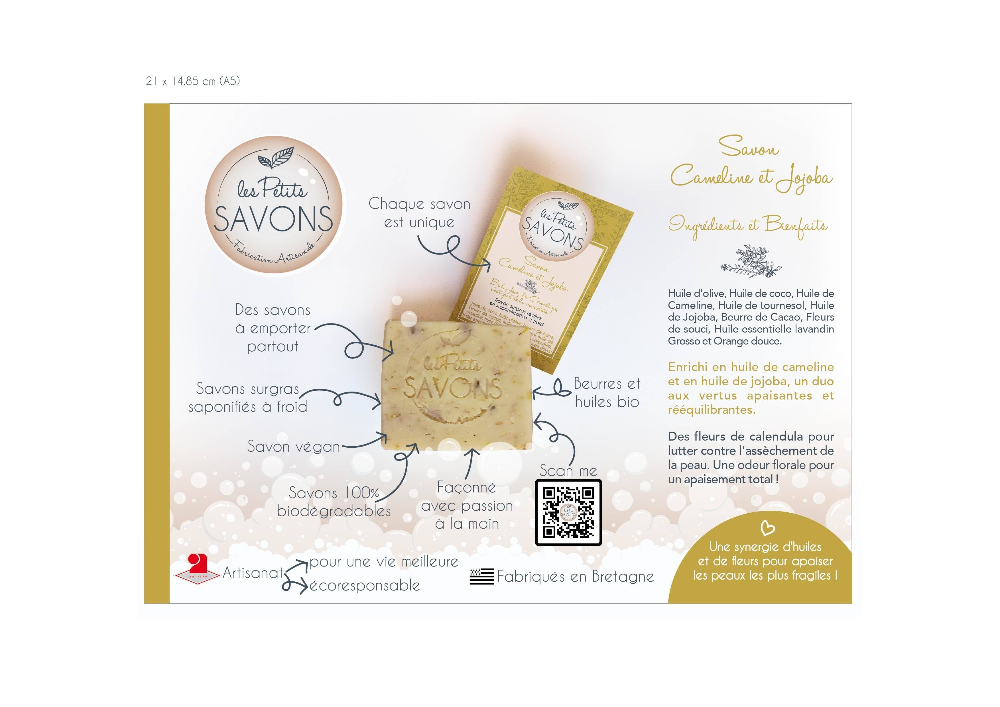 LES PETITS SAVONS – Großhandel Feste Seife – Savon Kameline & Jojoba2