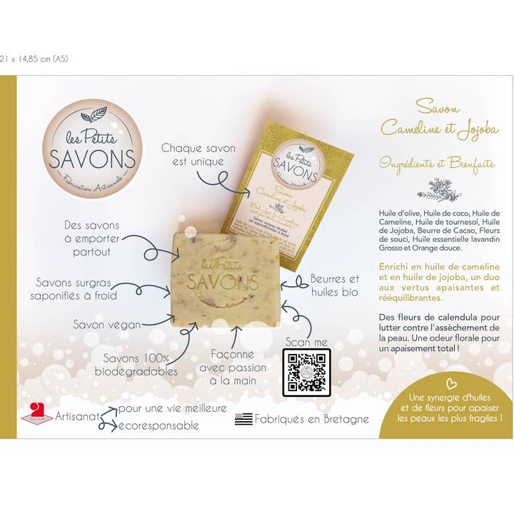 LES PETITS SAVONS – Großhandel Feste Seife – Savon Kameline & Jojoba2