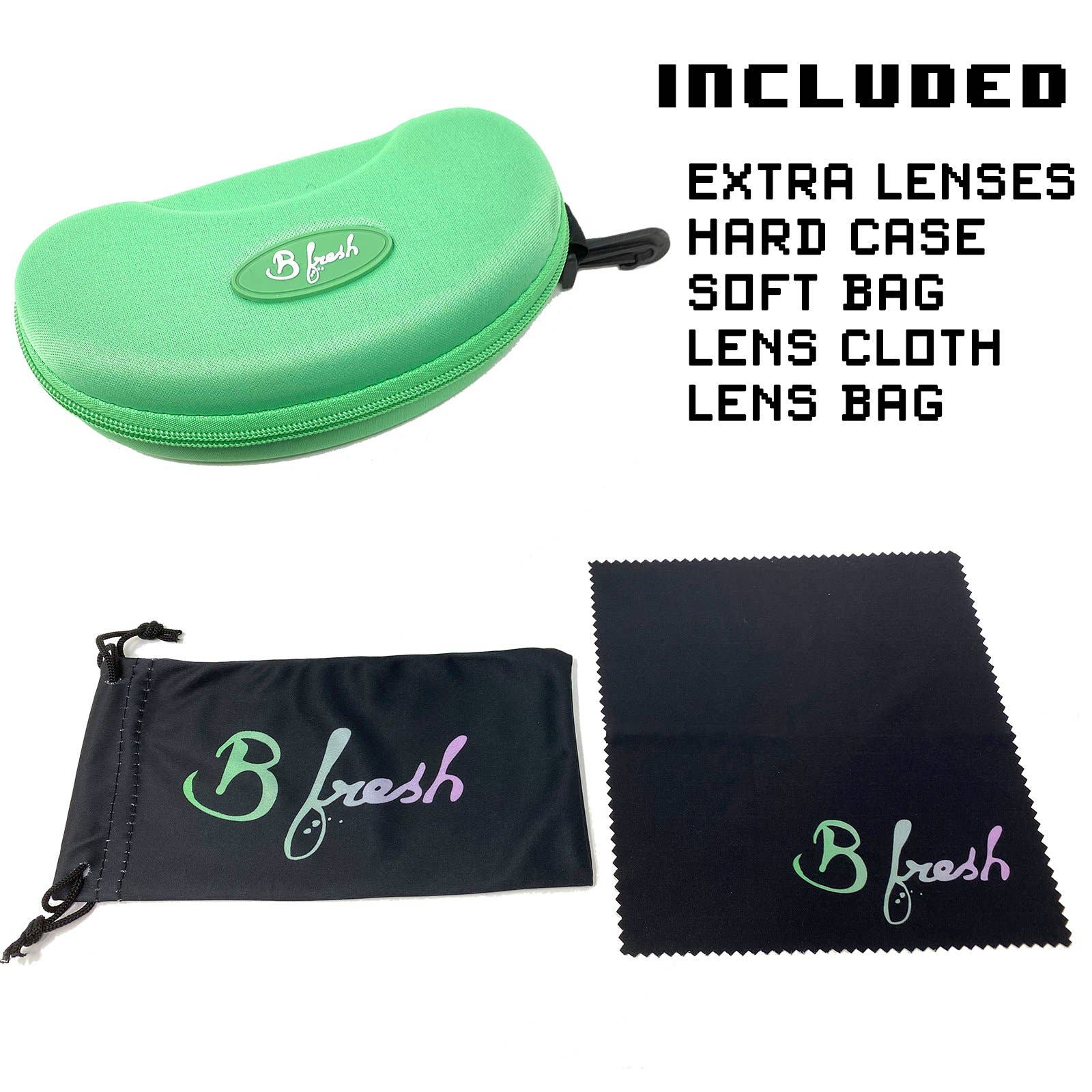 B Fresh Gear - Wholesale Sunglasses - Unisex - The Vapor Waves - Retro Sunglasses7
