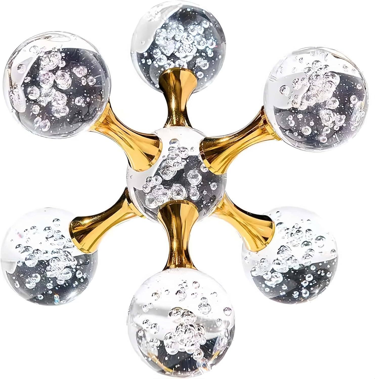 VIGOR - Wholesale Decorative Tabletop Object - Golden Crystal Ball Home Decor for Modern Western House7