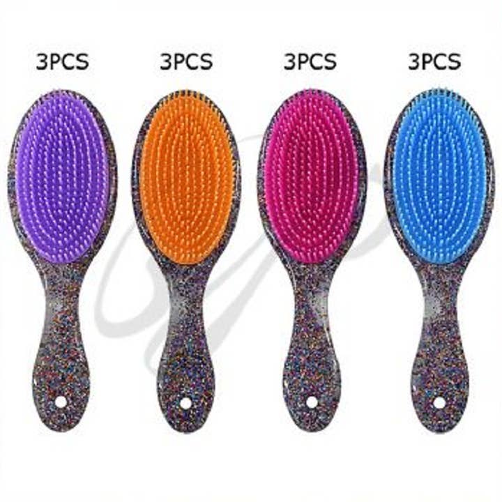 MIX COLOR Hair Brush with Mirror Set for wholesale on Faire