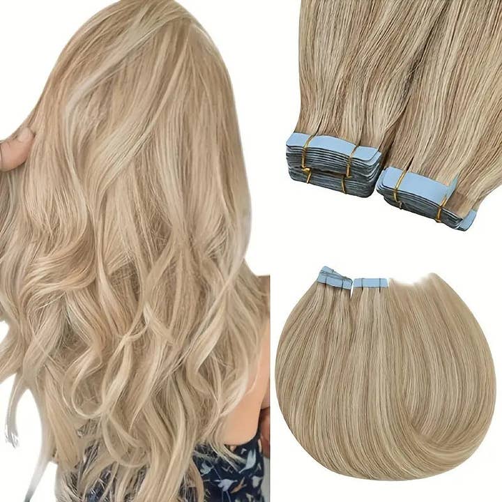 Extensions de cheveux Seamless PU Tape-In - Cheveux humains invisibles et réels pour la vente par Hair Imports NYC