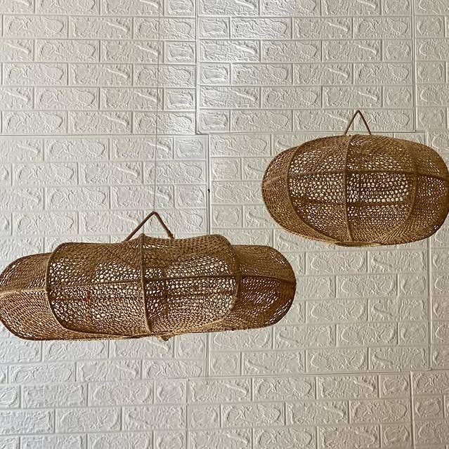 martitec - Wholesale Chandelier/hanging light - New Style Wave Chandelier, Handmade Rattan Lamps, 0