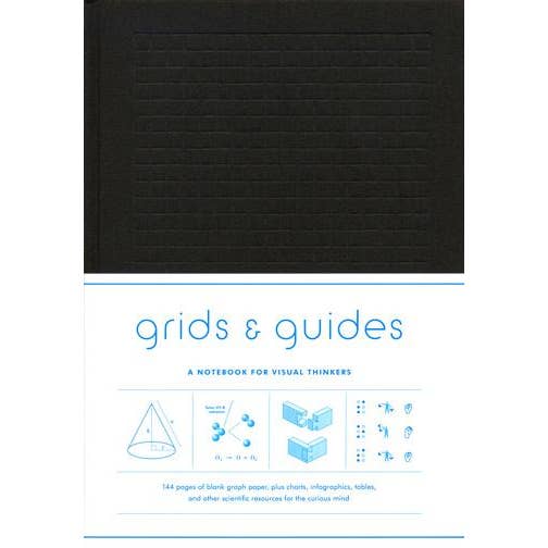 Chronicle Books - Wholesale Notebook - Grids & Guides Blk