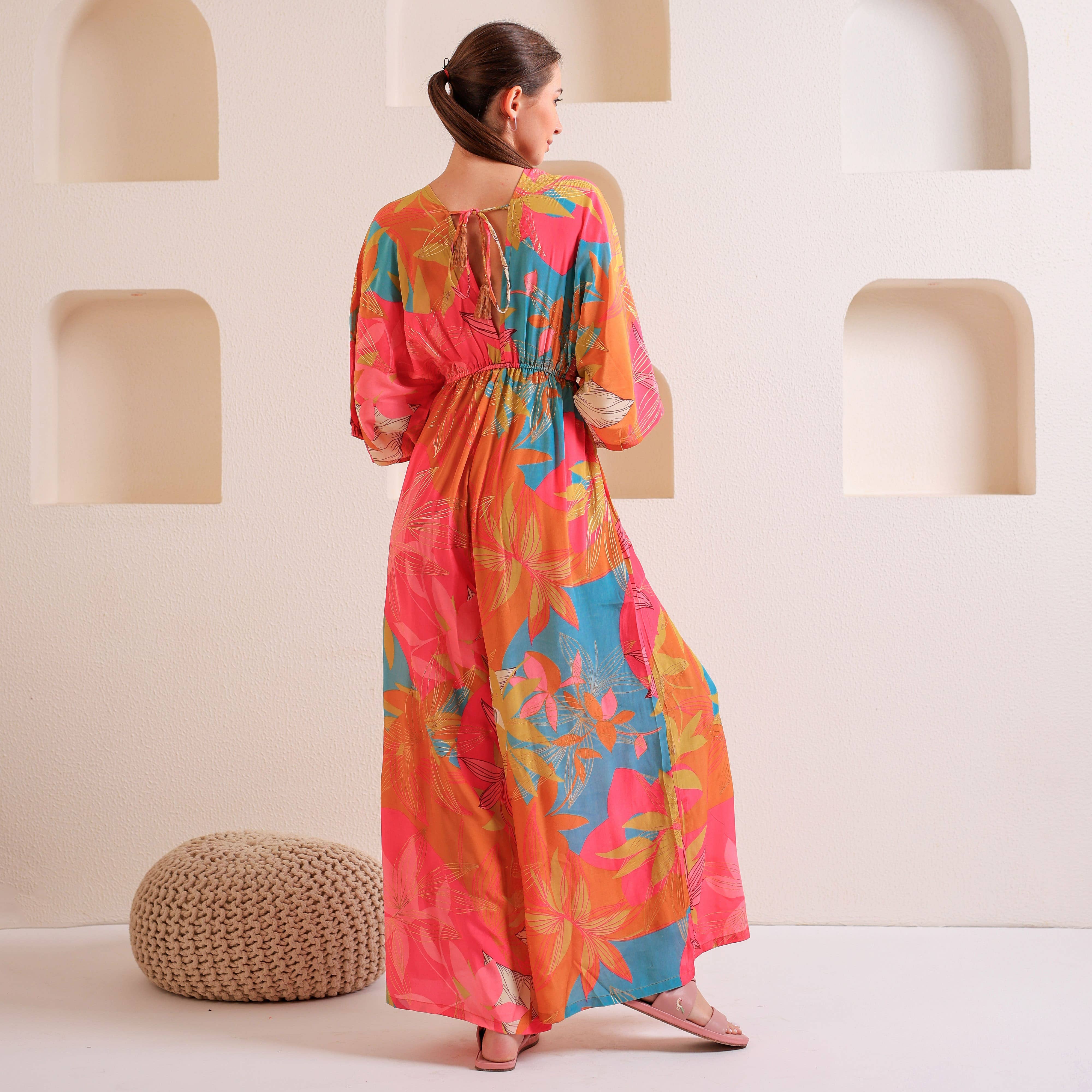 Single Color Tropical Breeze Floral Jumpsuit Romper Pink for wholesale on Faire7