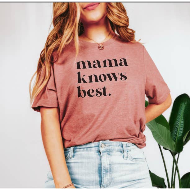 Tink & Key INC - Wholesale T-shirt met print - Dames - Mama weet het het beste2