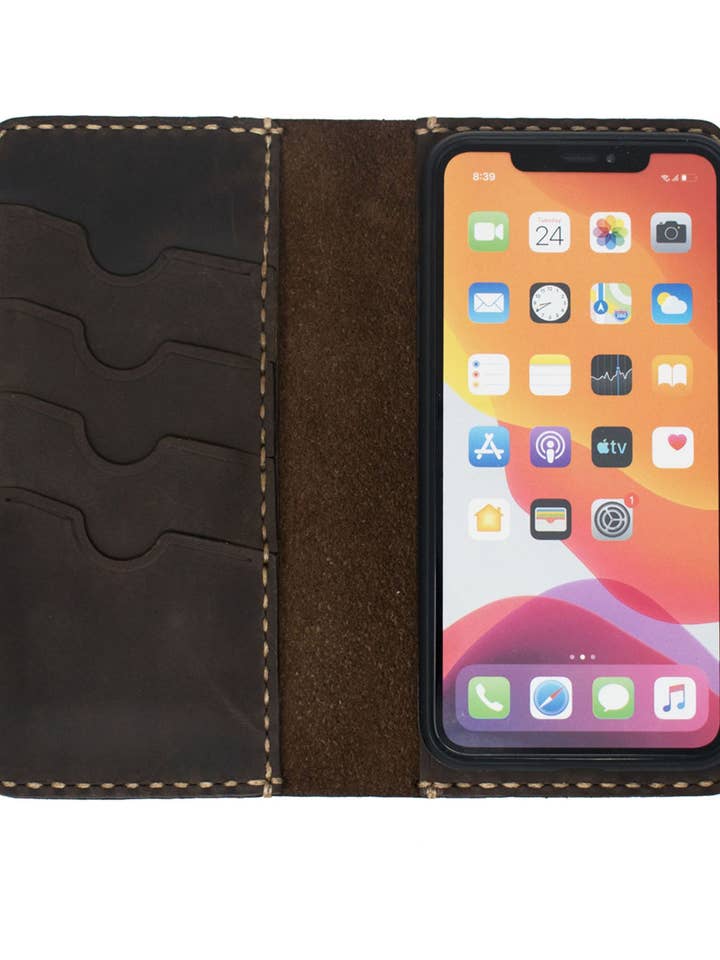 Lone Deer Leather iPhone 11 Case - Camel for wholesale by Lone Deer Leather