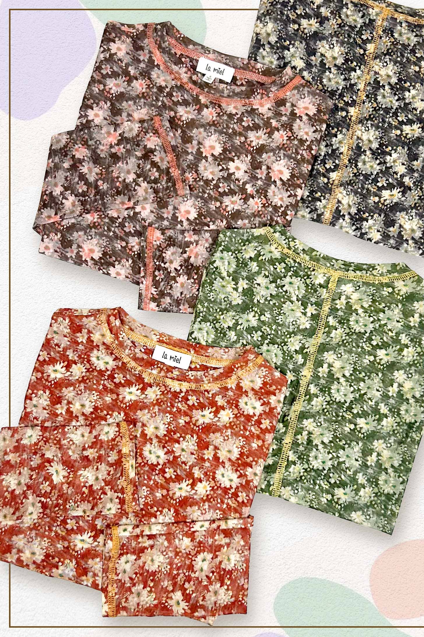 La Miel - Venta al por mayor Jersey corto de punto - Mujer - JCT7701-Top semitransparente con cuello redondo y manga larga con capas de malla19