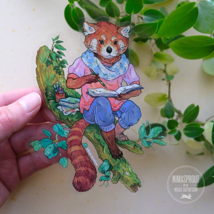 Nimasprout - Wholesale Sticker - Red Panda Sticker1
