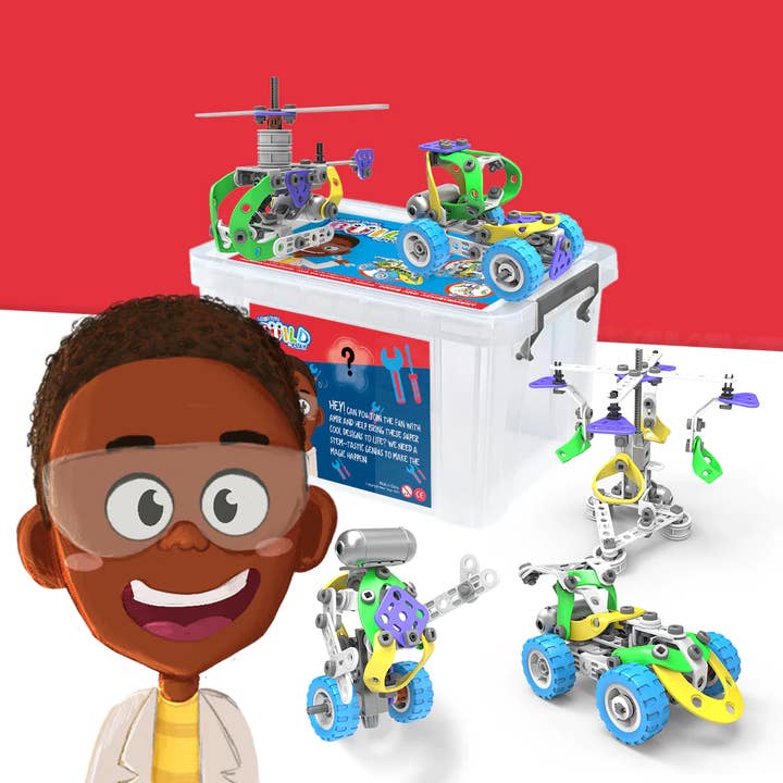 Amirs Toys - Build & Play Blue por atacado de Woke Babies