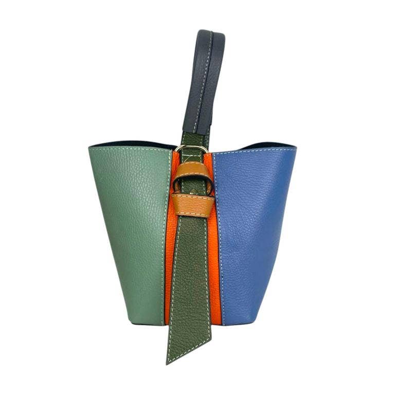 Chenson & Gorett - Wholesale Top Handle Bag - Women's - Multicolor and Exclusive Leather Bag with Women's Inner Bag8