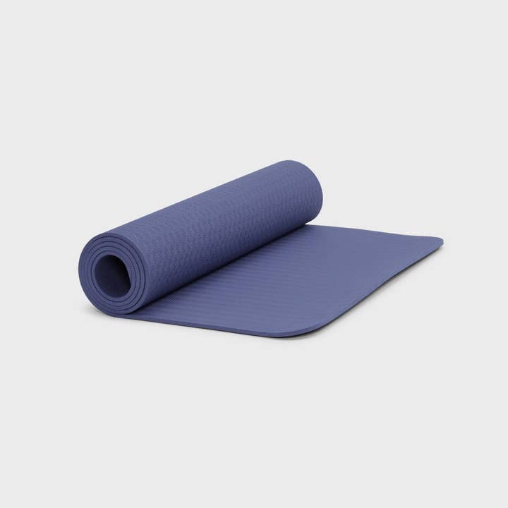 azul tapete de ioga quadrado para venda a revendedores na Faire0