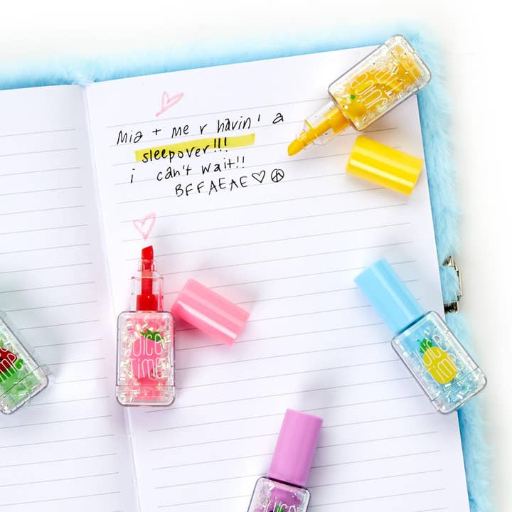 Cupcakes & Cartwheels by Two's Company - Wholesale Highlighter - 60 Pc Nail Polish Highlighter Unit with Display - 6 Colors