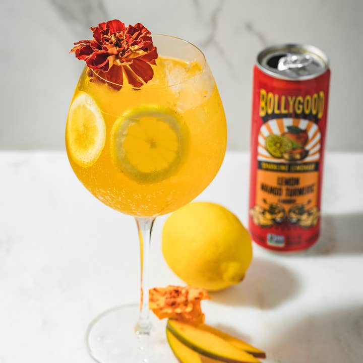 Bollygood - Wholesale Soda/Carbonated Drink - Lemon Mango Turmeric (12-pack)4