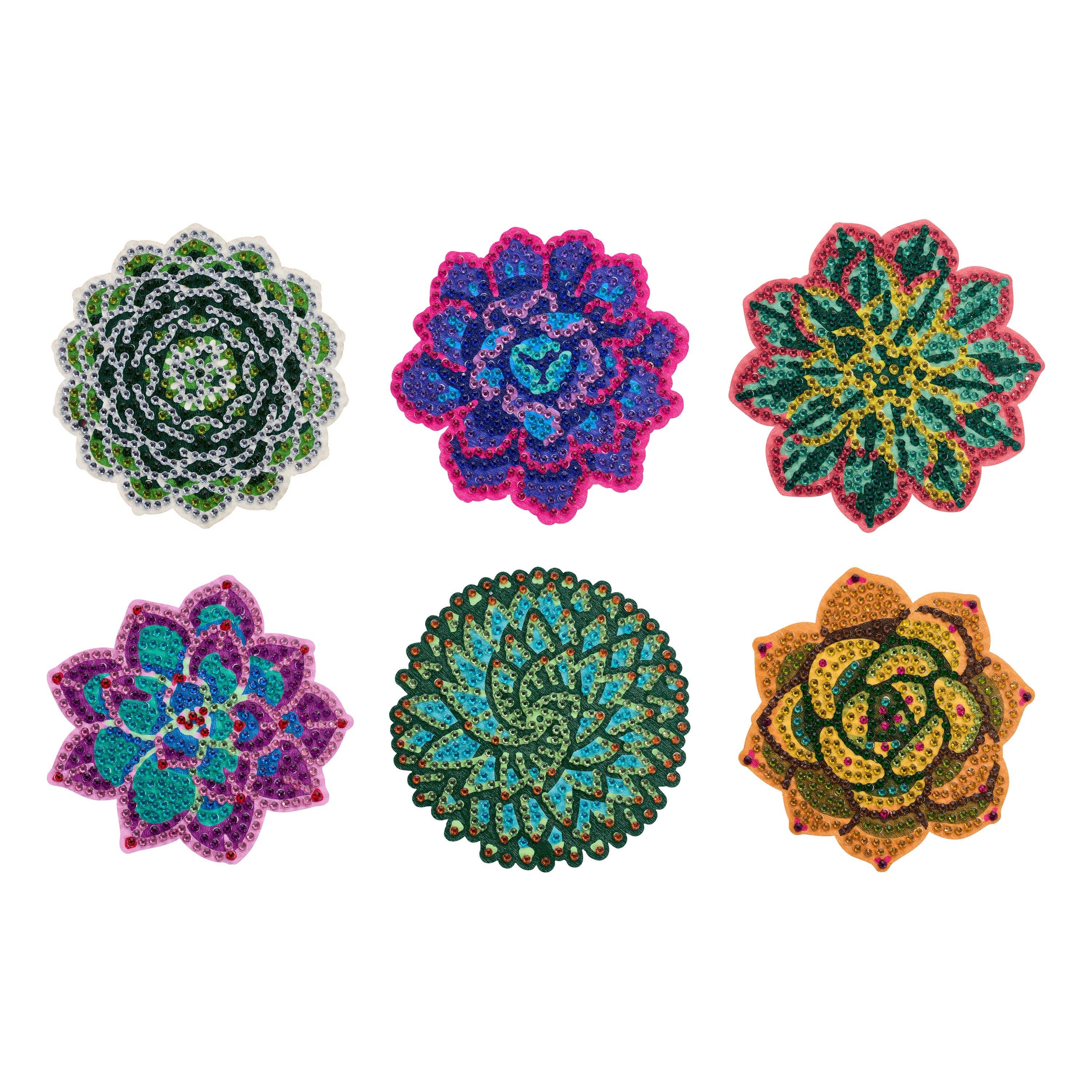 Diamond Art Club - Wholesale Coasters - Coasters - Succulents0