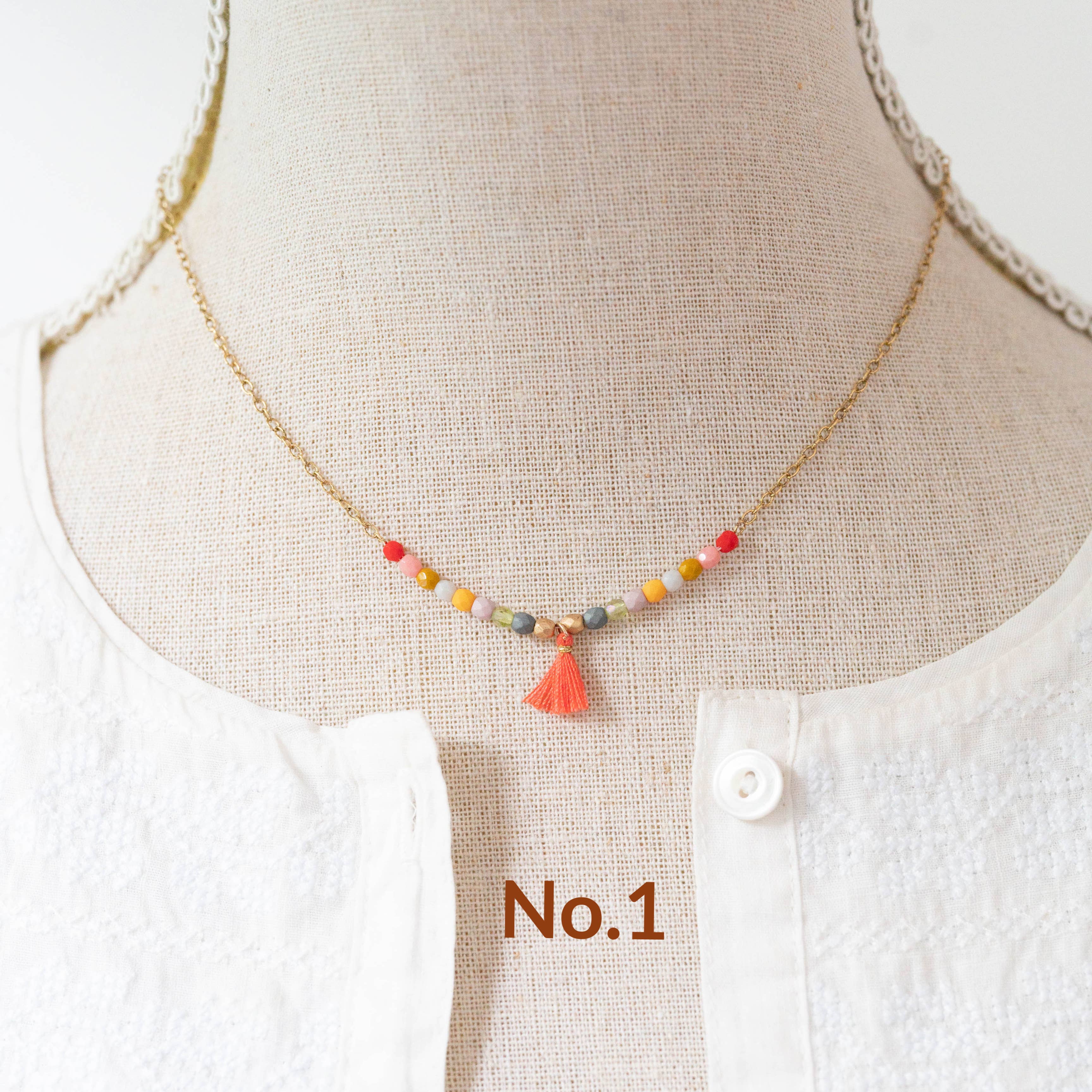 Nest Pretty Things - Wholesale Beaded/Pearl Necklace - Dainty Tassel Necklace5