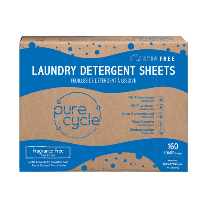 Laundry Detergent Sheets (Box) Fragrance Free for wholesale by World Amenities